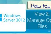 How to View and Manage Open Files on Windows Server 2012 and Beyond