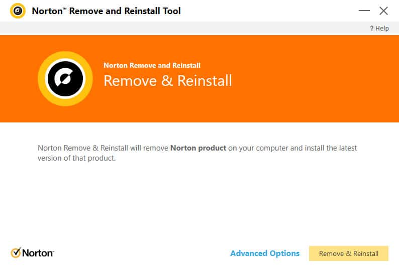 Norton remove and reinstall setup