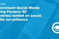 Government Social Media Spying Powers: 50 countries ranked on social media surveillance