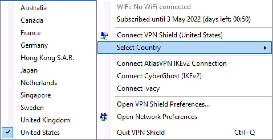 VPN Shield - Servers