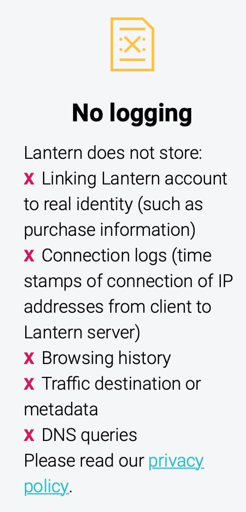 Lantern - No Logging - Marketing