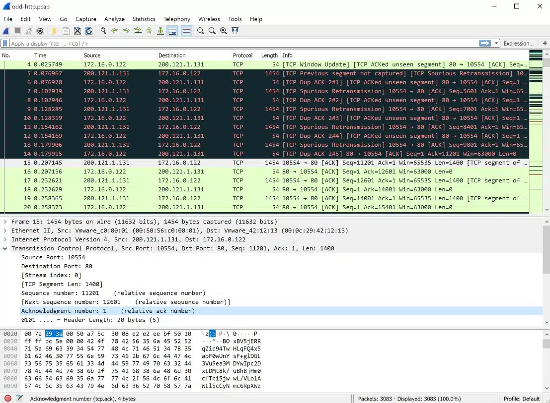 Viewing Packets with Wireshark