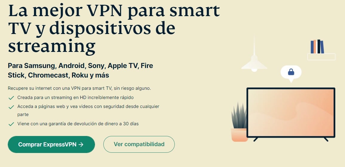 La mejor VPN para smart TV