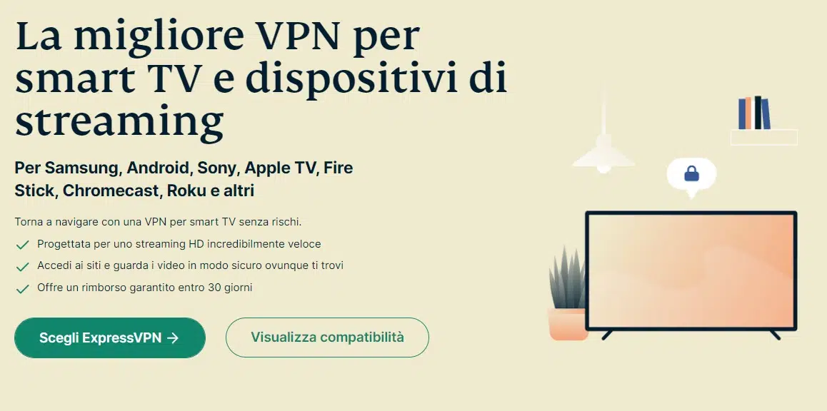 La migliore VPN per smart TV