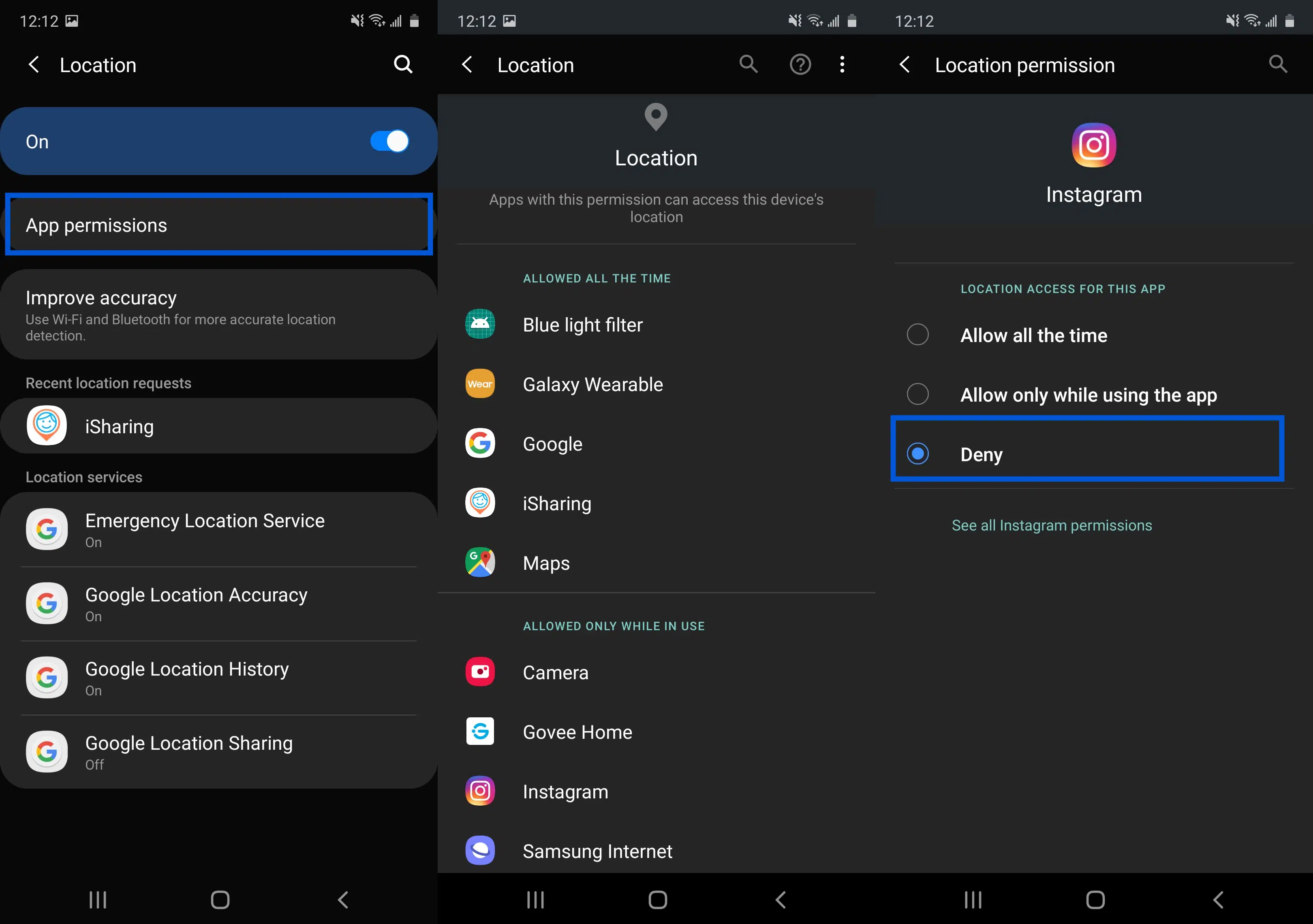 Android - Disable Location 2