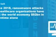 Since 2018, ransomware attacks on healthcare organizations have cost the world economy $92bn in downtime alone