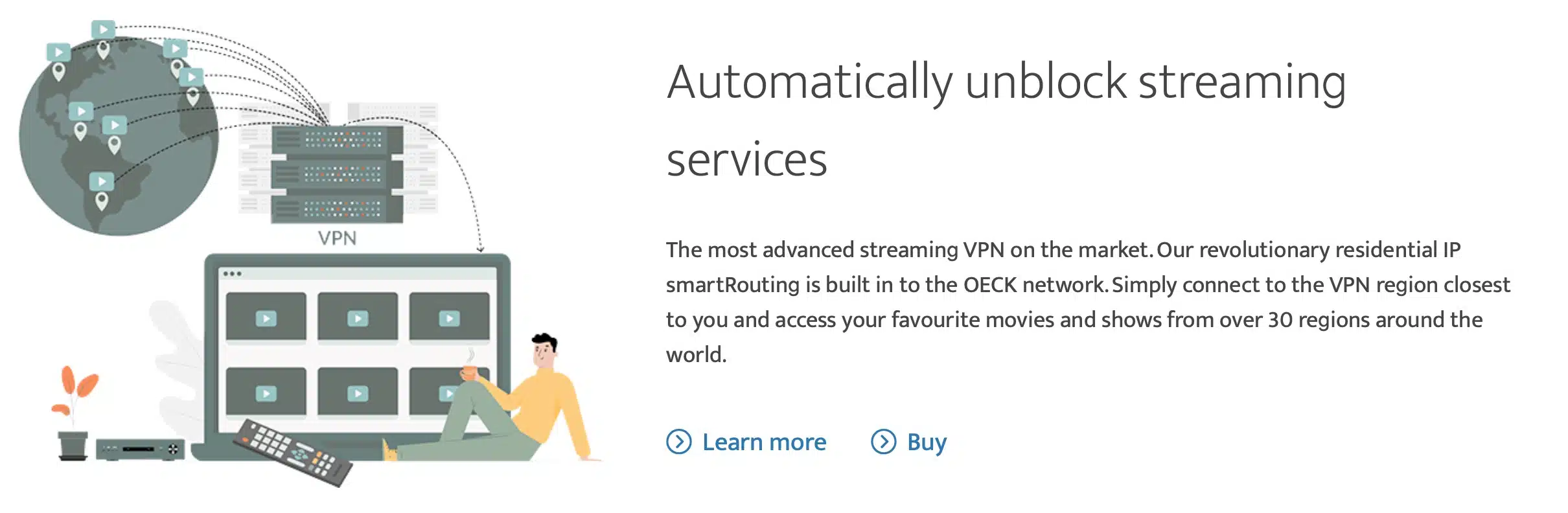 Oeck VPN - Streaming
