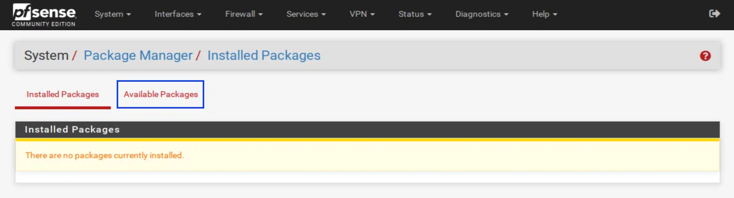pfSense - RoadWarrior - WireGuard - Available Packages