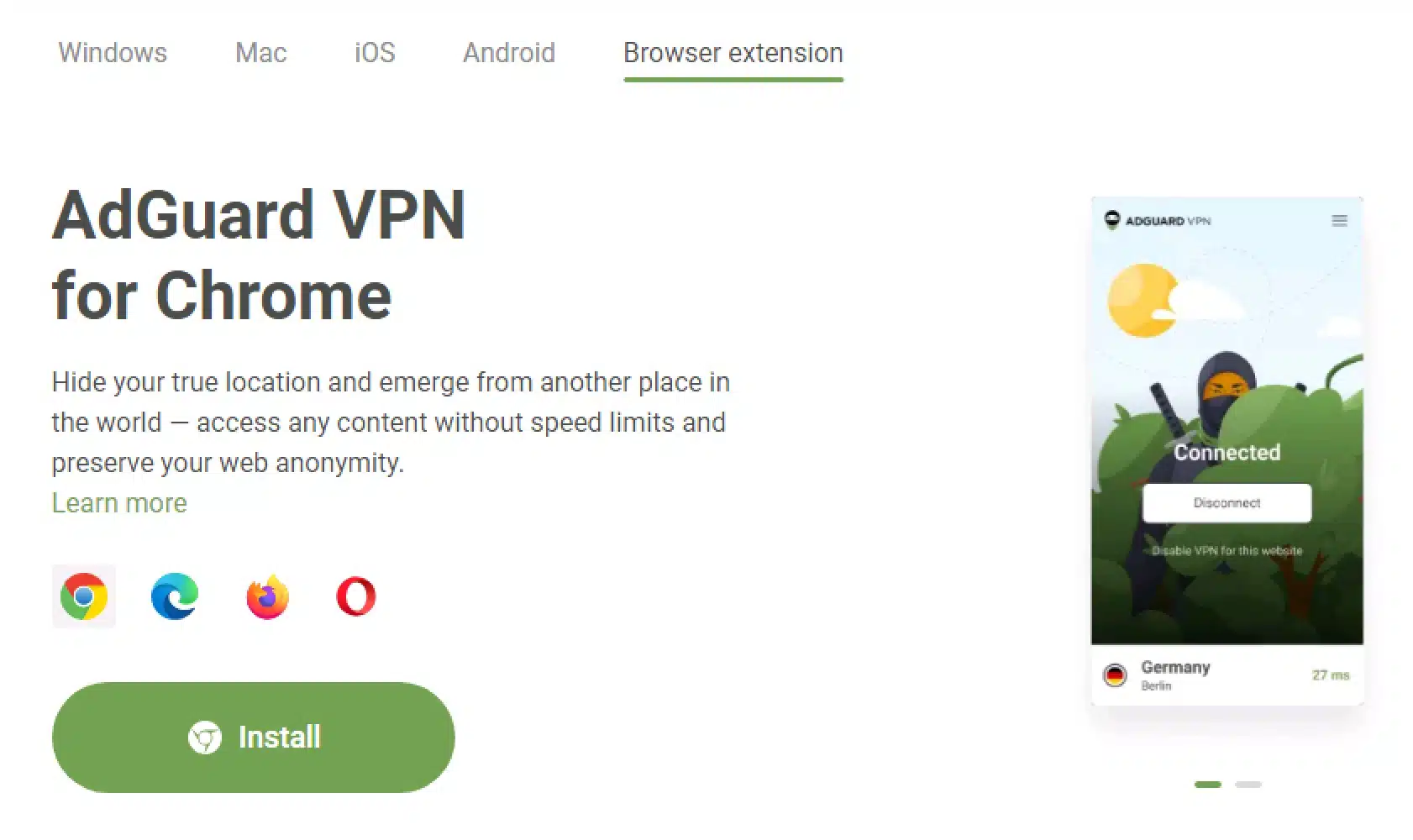 AdGuard_VPN - Browser Extensions