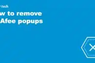 remove McAfee popups