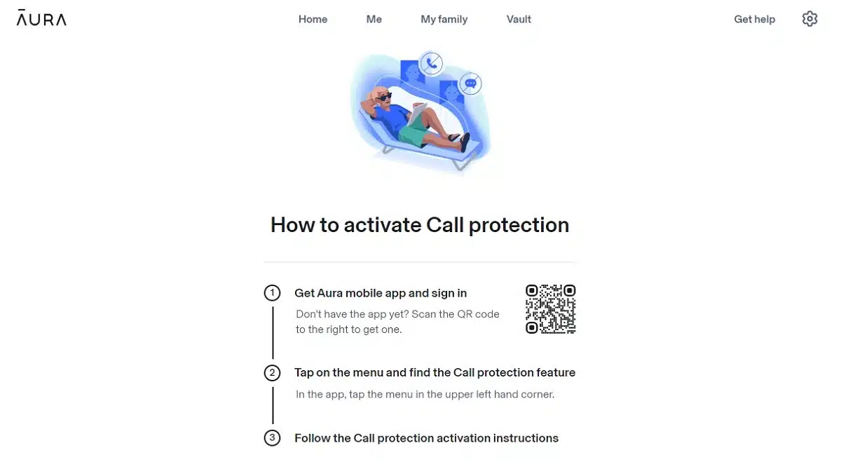 Aura Call Protection feature