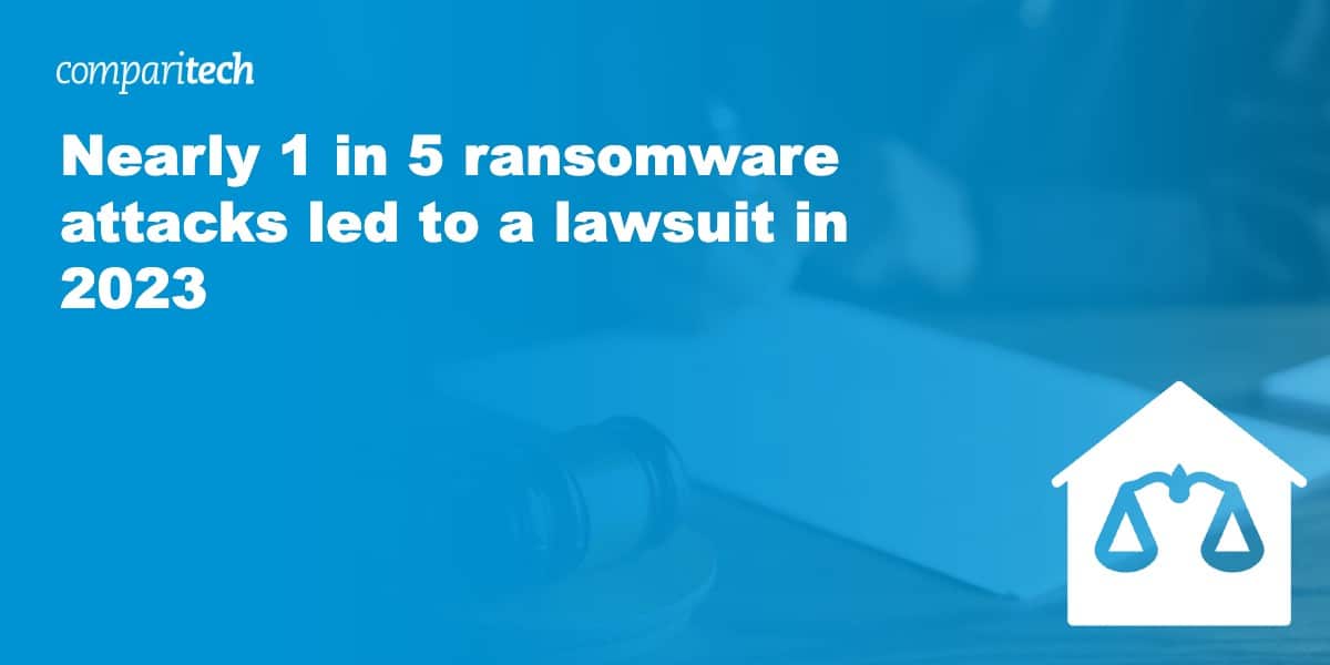 Nearly 1 in 5 ransomware attacks led to a lawsuit in 2023